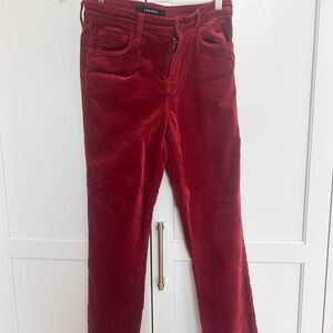 J Brand Women's Vibrant Red Straight Leg Jeans (size 26)